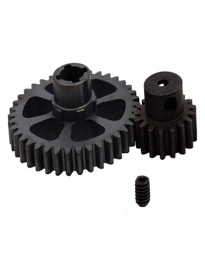 Treehobby Metal Diff Main Gear 38T & Motor Pinion Gear 17T for RC 1/18 WLtoys A949 A959 A969 A979 K929 RC Car Buggy Upgrade Parts - Image 1